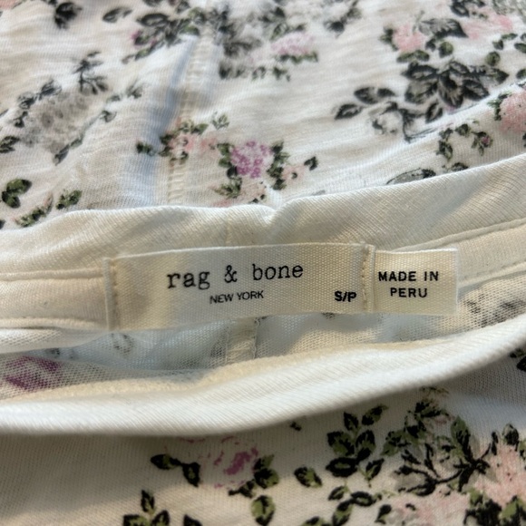 EUC Rag & Bone Floral T-Shirt, Size Small (oversized) - Picture 2 of 4